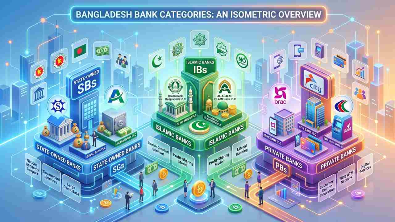 বাংলাদেশের ২৫টি ব্যাংকের ৩ডি ক্যাটাগরি ওভারভিউ বাংলাদেশের ২৫টি ব্যাংকের ৩ডি ক্যাটাগরি ওভারভিউ